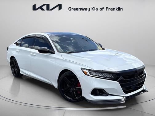 Platinum White Pearl 2022 Honda Accord Sport 1.5T