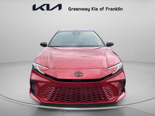 Supersonic Red/Midnight Black Metallic 2025 Toyota Camry XSE