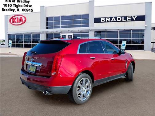 Red 2010 Cadillac SRX Premium Collection