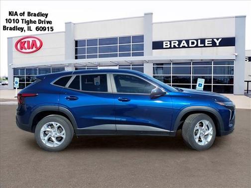 Blue 2024 Chevrolet Trax LS