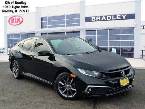 Black 2021 Honda Civic EX