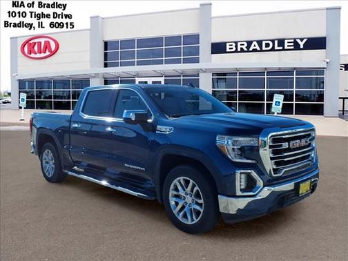 Blue 2021 GMC Sierra 1500 SLT