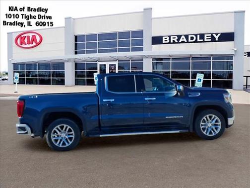 Blue 2021 GMC Sierra 1500 SLT