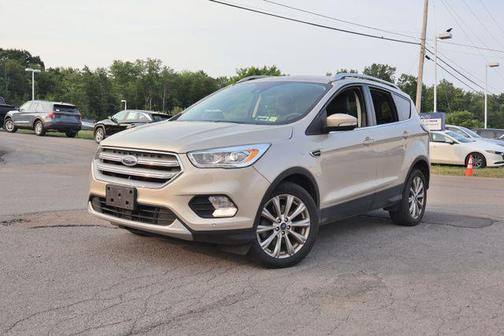 White Gold Metallic 2018 Ford Escape Titanium