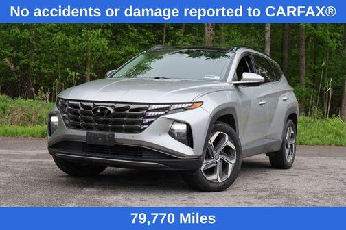 Shimmering Silver 2022 Hyundai TUCSON Limited