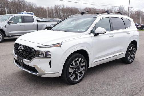 Serenity White Pearl 2023 Hyundai SANTA FE Calligraphy