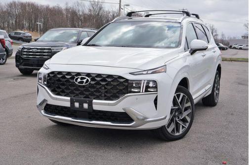 Serenity White Pearl 2023 Hyundai SANTA FE Calligraphy