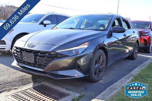 Portofino Gray 2021 Hyundai ELANTRA SEL