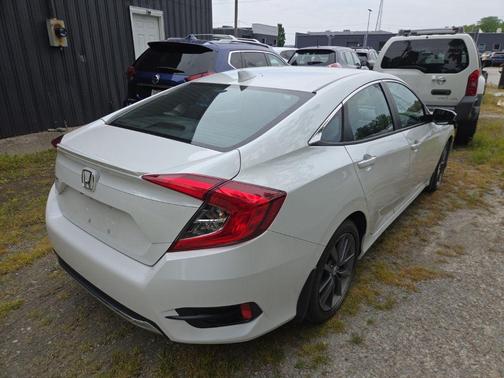 White Orchid Pearl 2019 Honda Civic EX