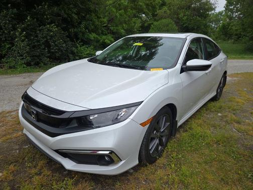 White Orchid Pearl 2019 Honda Civic EX