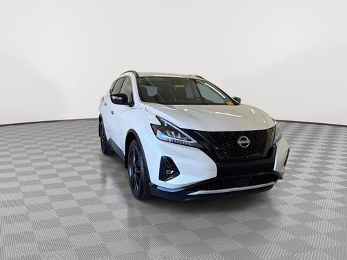 Pearl White Tricoat 2024 Nissan Murano SV Intelligent AWD