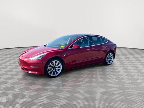 Red Multi-Coat 2019 Tesla Model 3 Long Range