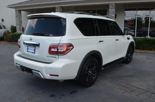 Pearl White 2018 Nissan Armada Platinum