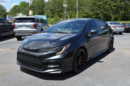 Black Sand Pearl 2021 Toyota Corolla SE