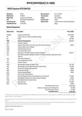 2022 Porsche Cayenne GTS