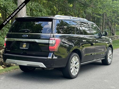 Agate Black Metallic 2019 Ford Expedition Max Platinum
