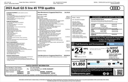 2023 Audi Q3 45 S line Premium Plus