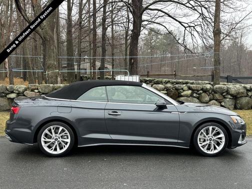 Manhattan Gray Metallic/Black Roof 2022 Audi A5 45 Premium Plus