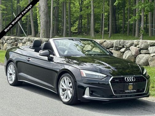 Mythos Black Metallic/Black Roof 2020 Audi A5 Premium Plus 45 TFSI quattro S tronic
