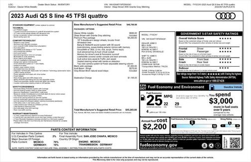 2023 Audi Q5 45 S line Premium Plus
