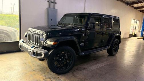 Black Clearcoat 2023 Jeep Wrangler 4xe Sahara