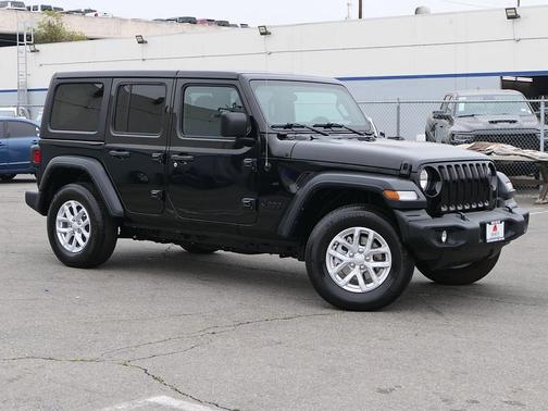 Black Clearcoat 2023 Jeep Wrangler Sport S