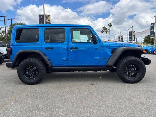 Hydro Blue Pearl Coat 2024 Jeep Wrangler 4xe Willys
