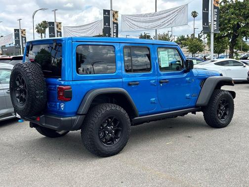 Hydro Blue Pearl Coat 2024 Jeep Wrangler 4xe Willys
