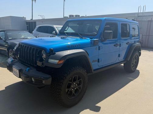 Hydro Blue Pearl Coat 2024 Jeep Wrangler 4xe Willys
