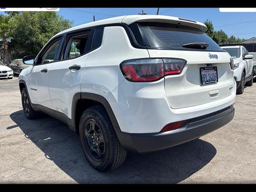 White Clearcoat 2018 Jeep Compass Sport