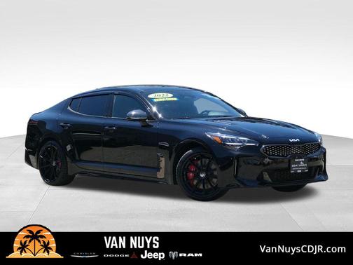 Aurora Black 2022 Kia Stinger GT1