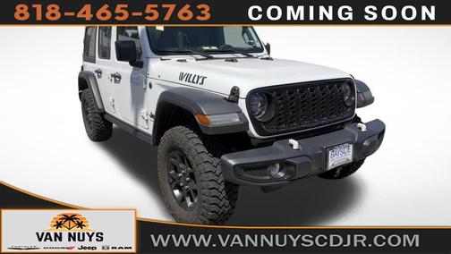 Bright White Clearcoat 2024 Jeep Wrangler Willys