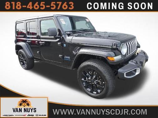 Black Clearcoat 2025 Jeep Wrangler 4xe Sahara