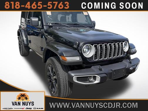 Black Clearcoat 2025 Jeep Wrangler 4xe Sahara