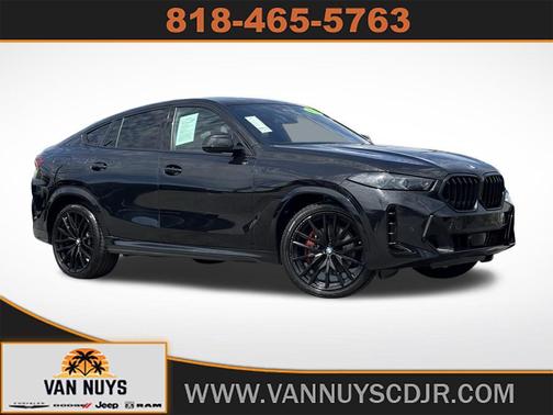 Black Sapphire Metallic 2024 BMW X6 xDrive40i