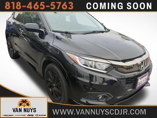 Crystal Black Pearl 2021 Honda HR-V 2WD Sport