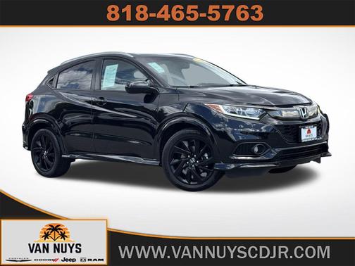 Crystal Black Pearl 2021 Honda HR-V 2WD Sport