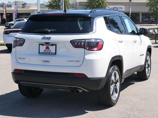 White Clearcoat 2019 Jeep Compass Limited