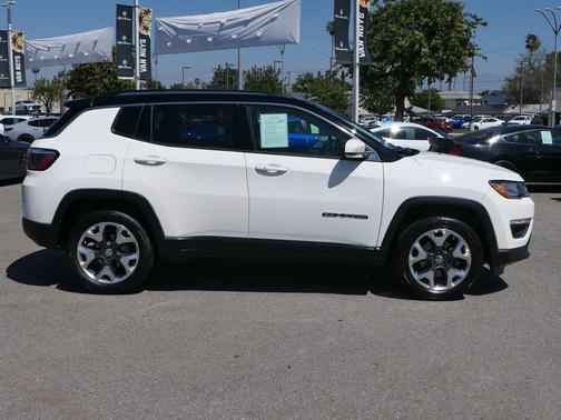 White Clearcoat 2019 Jeep Compass Limited