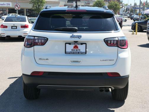 White Clearcoat 2019 Jeep Compass Limited