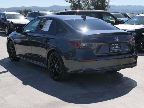 Black 2025 Honda Civic Hybrid Sport