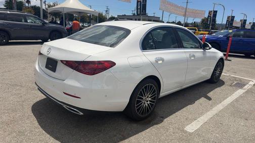 Polar White 2023 Mercedes-Benz C-Class Sedan
