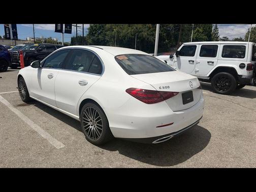 Polar White 2023 Mercedes-Benz C-Class Sedan