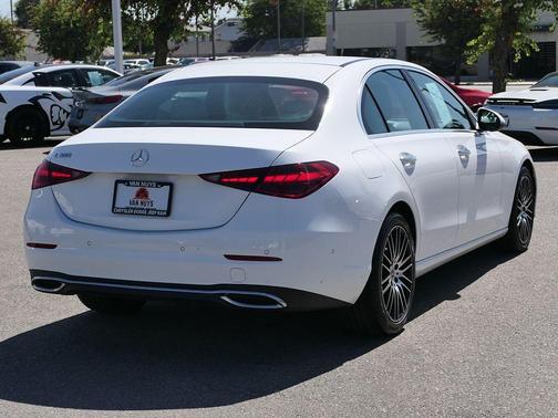 Polar White 2023 Mercedes-Benz C-Class Sedan