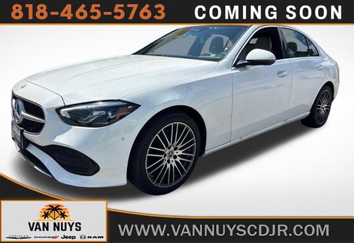 Polar White 2023 Mercedes-Benz C-Class Sedan