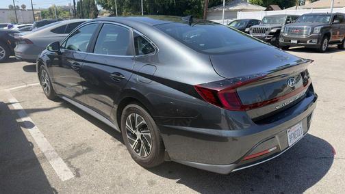 Gray 2023 Hyundai SONATA Hybrid Base