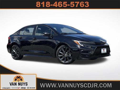 Midnight Black Metallic 2024 Toyota Corolla SE