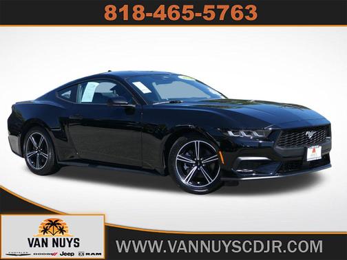 Shadow Black 2024 Ford Mustang EcoBoost Premium
