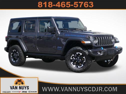 Granite Crystal Metallic Clearcoat 2025 Jeep Wrangler 4xe Rubicon