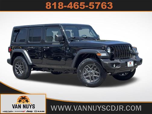 Black Clearcoat 2024 Jeep Wrangler Sport S